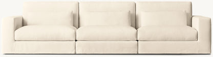 Lugano Slipcovered Modular 3-Piece Sofa