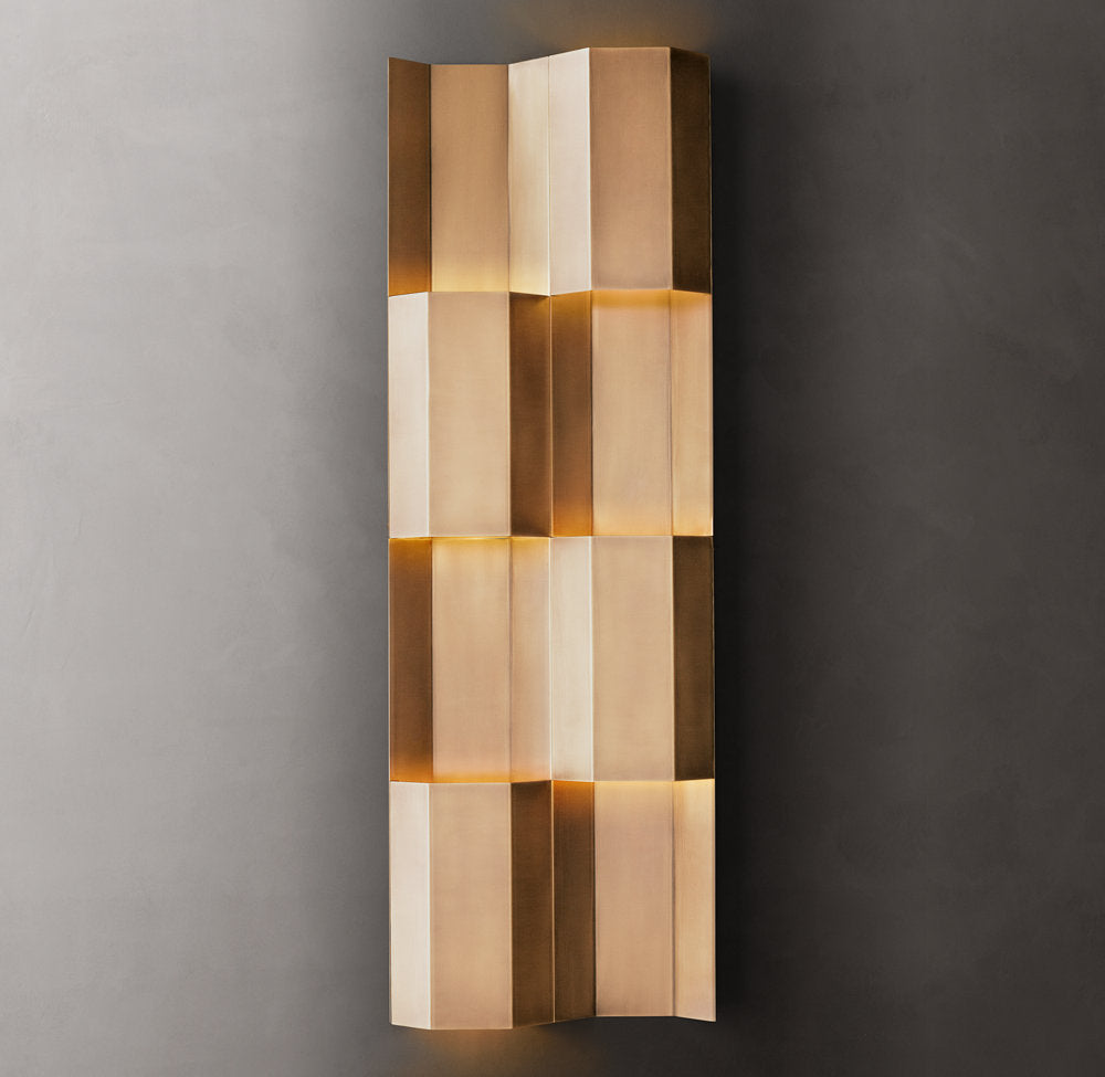 Modernist Grid Sconce
