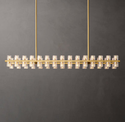 Arcachon LED Rectangular Chandelier 54"