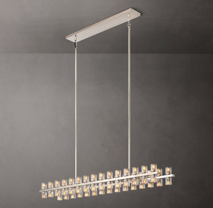 Arcachon LED Rectangular Chandelier 54"