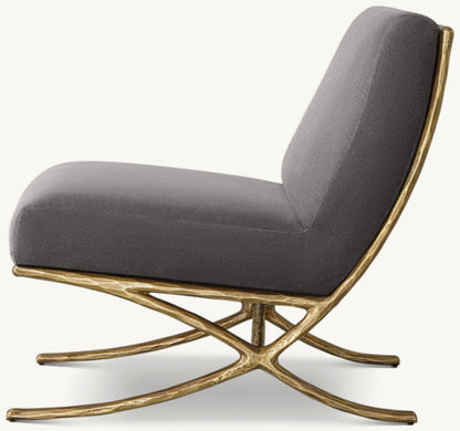 Thaddeus X-Base Slipper Chair