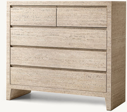 Wyeth Travertine 5-Drawer Dresser