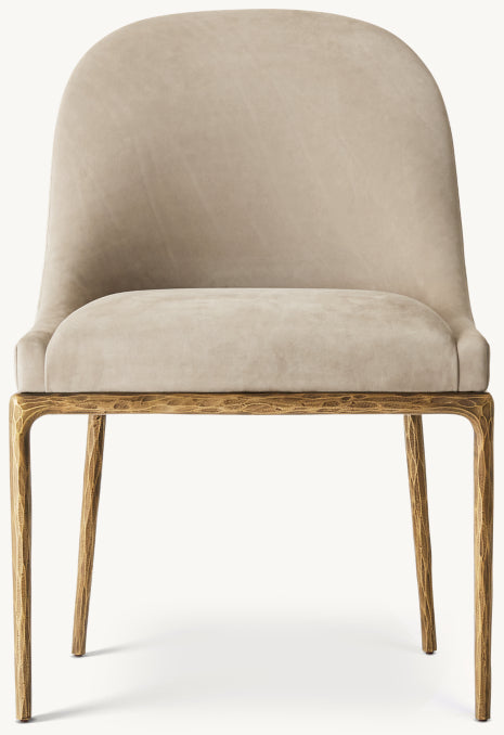 Thaddeus Slope Leather Dining Side Chair