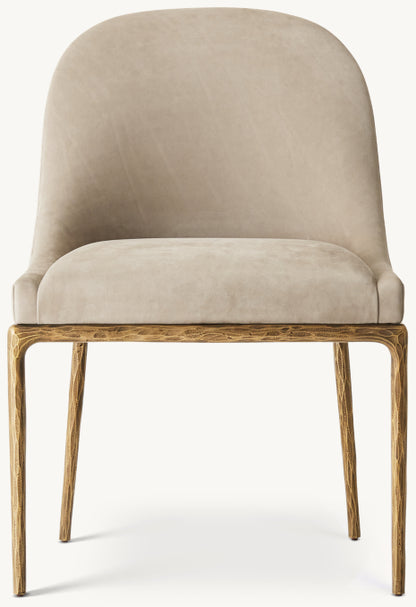 Thaddeus Slope Leather Dining Side Chair