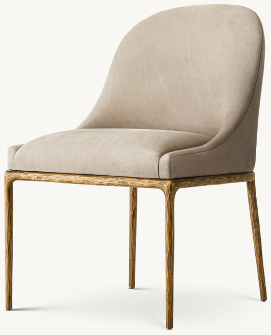 Thaddeus Slope Leather Dining Side Chair