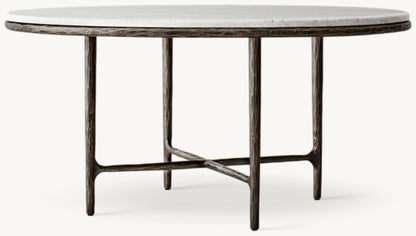 Thaddeus Marble Round Dining Table