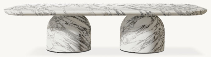 Cupola Carved Coffee Table