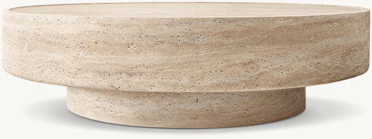 Vitolo Carved Round Coffee Table