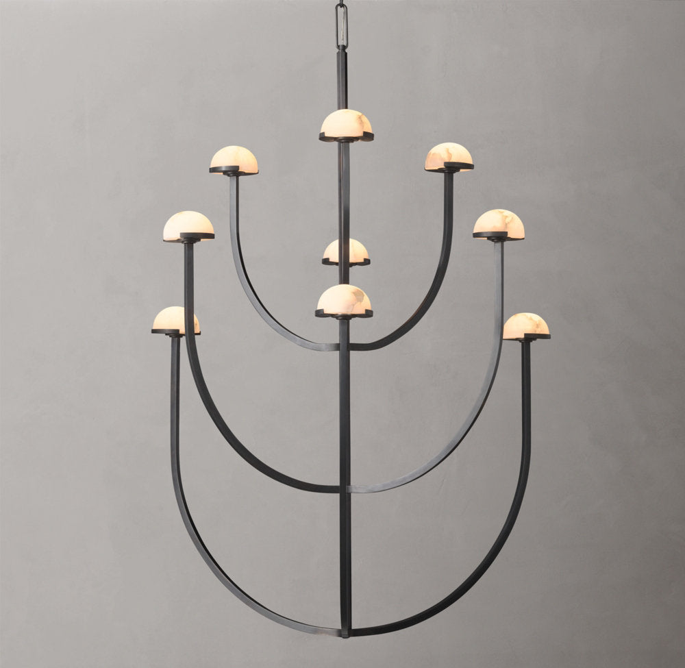 Pedra Round Chandelier 40"