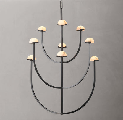 Pedra Round Chandelier 40"