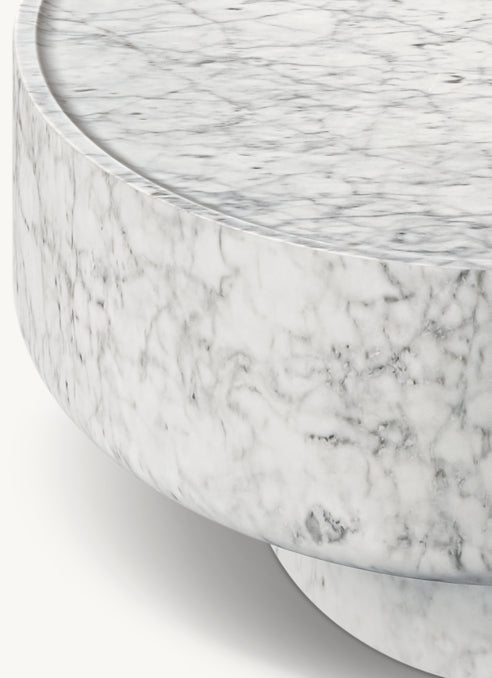 Vitolo Carved Oval Coffee Table