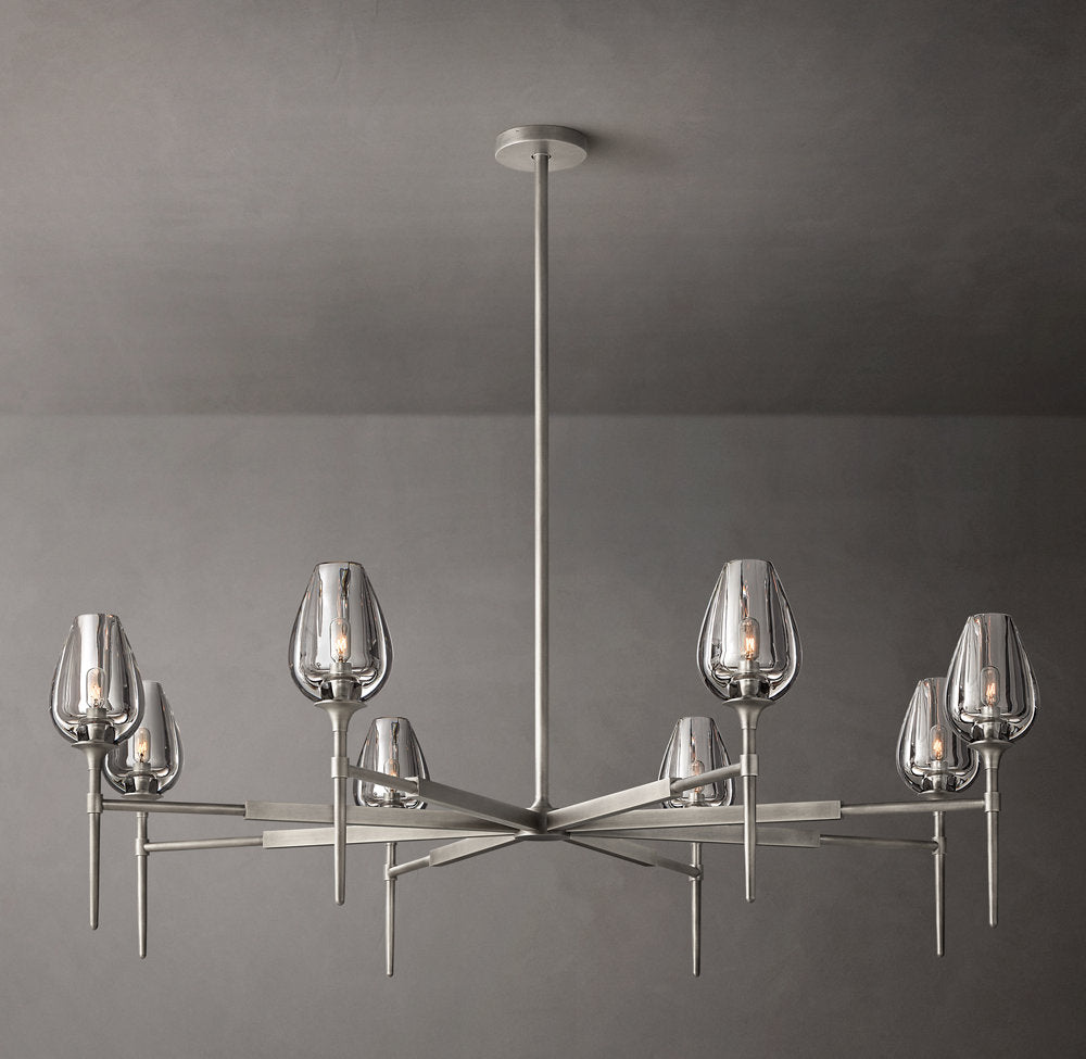 Tulip Round Chandelier 54"