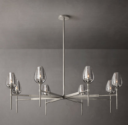 Tulip Round Chandelier 54"