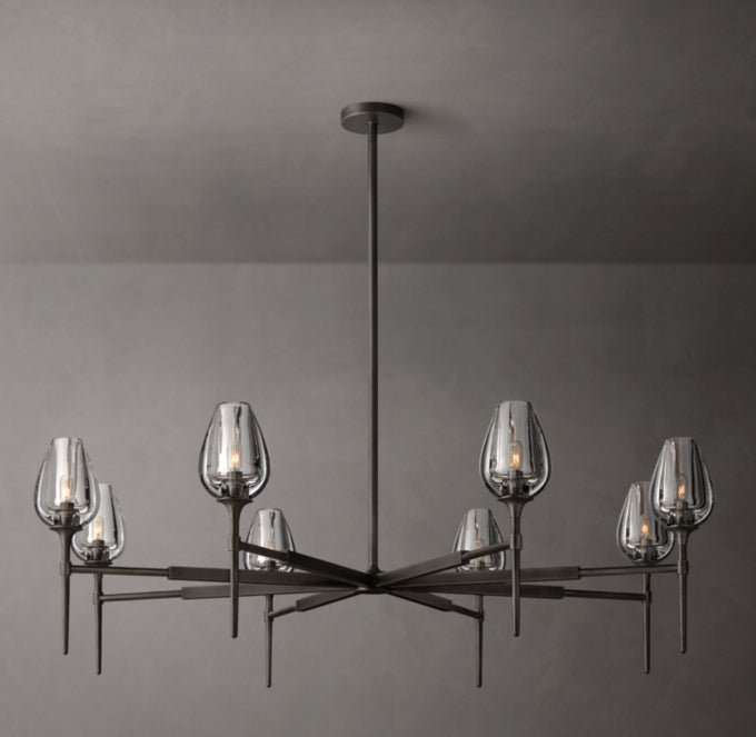 Tulip Round Chandelier 54"