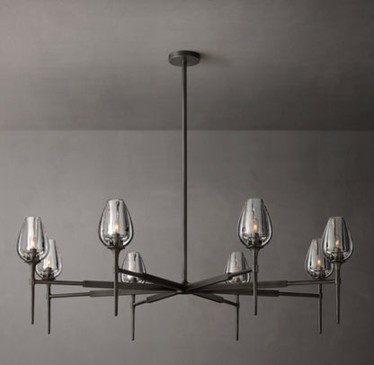 Tulip Round Chandelier 54"