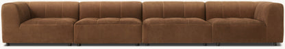 Burano Modular Leather Corner Chair 3-Piece Sofa