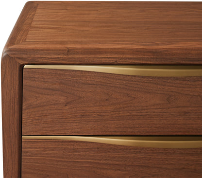Gael Walnut 9-Drawer Dresser