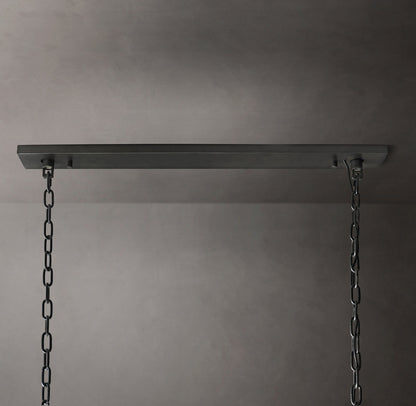 Harlow Crystal Rectangular Chandelier 74"