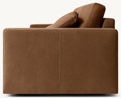 Bella Modular Leather 3-Piece Sofa