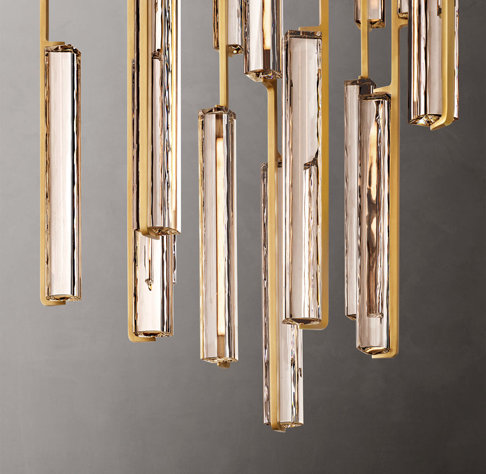 Audubon Crystal Round Chandelier 56"