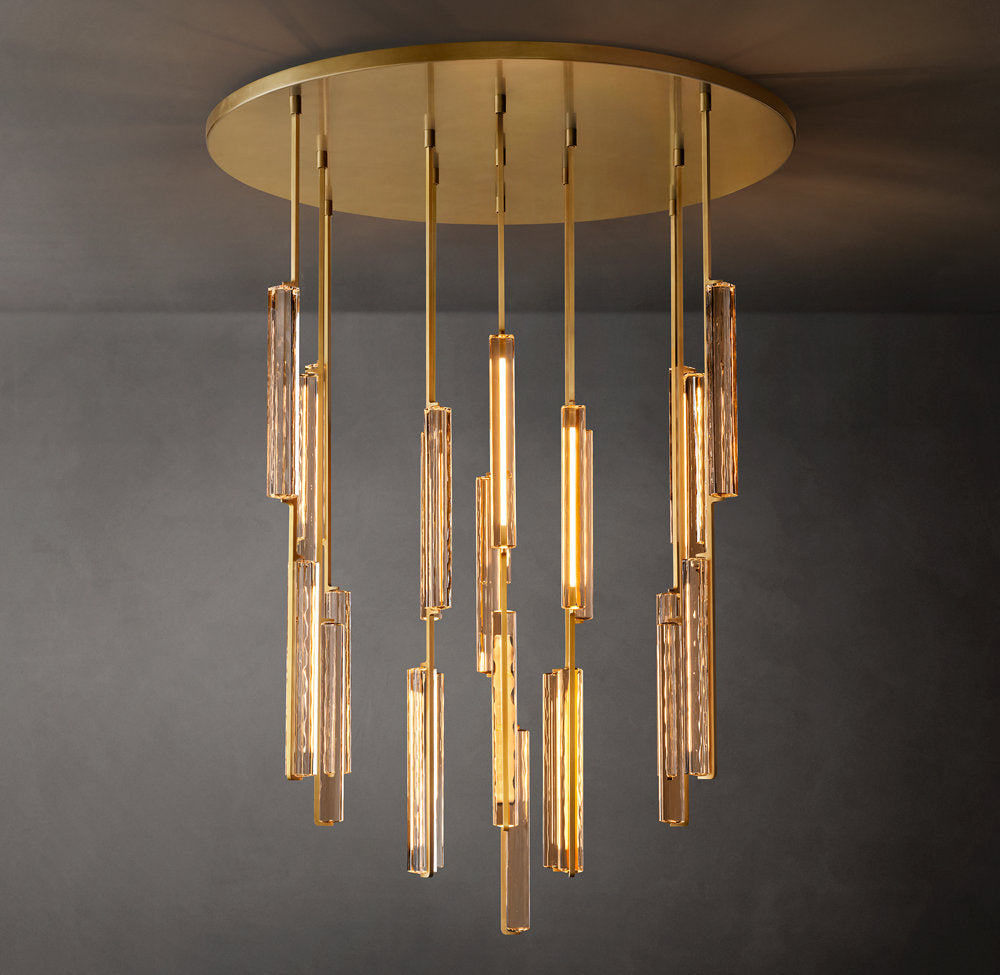 Audubon Crystal Round Chandelier 56"