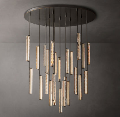 Audubon Crystal Round Chandelier 56"