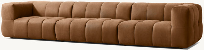 Dario Modular Leather 3-Piece Sofa