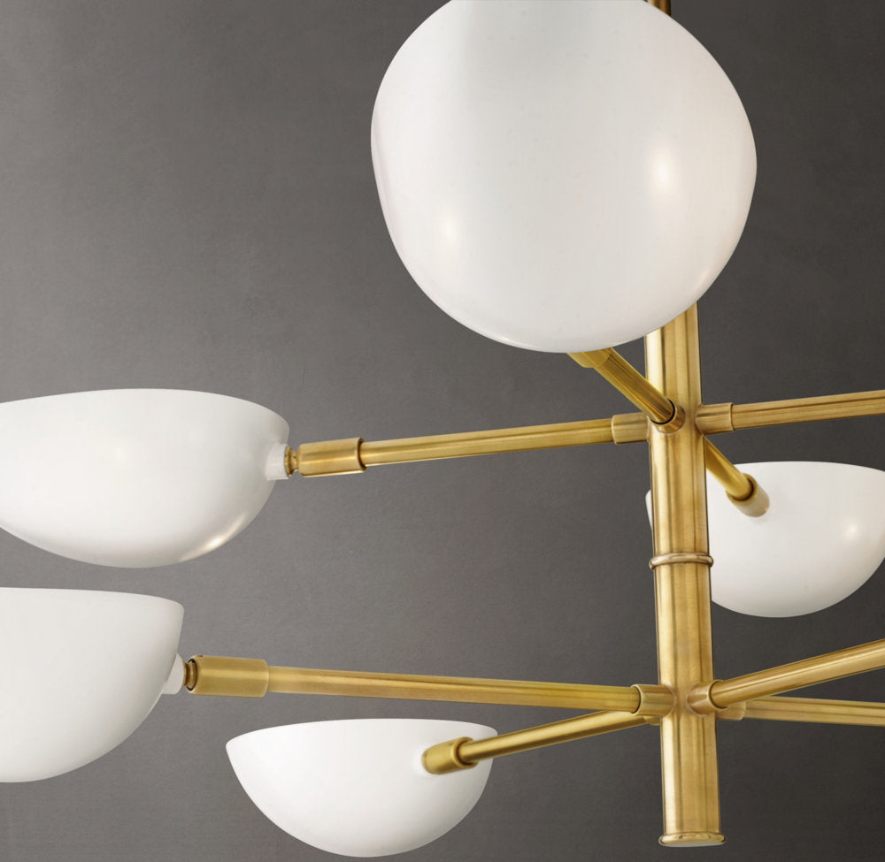 Graphic Chandelier 38"