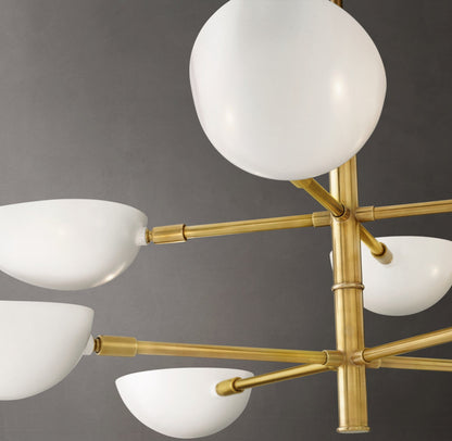 Graphic Chandelier 38"