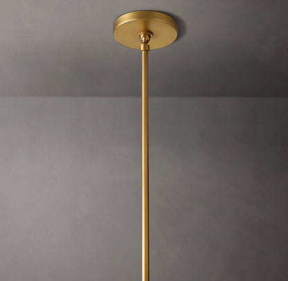 Ravelle Milk Glass Pendant 8"