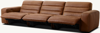 Chelsea Recliner Modular Leather 3-Piece Sofa