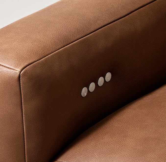 Blake Recliner Modular Leather 3-Piece Sofa