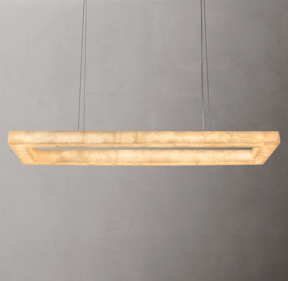 Rivage Lueur Rectangular Chandelier 72"