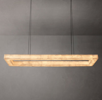 Rivage Lueur Rectangular Chandelier 72"