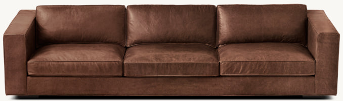 Maddox Leather 3-Cushion Sofa