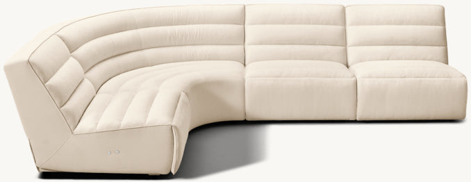 Chelsea Recliner Modular 4-piece Armless L-Sectional