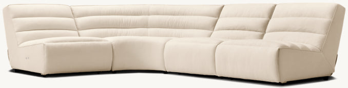 Chelsea Recliner Modular 4-piece Armless L-Sectional