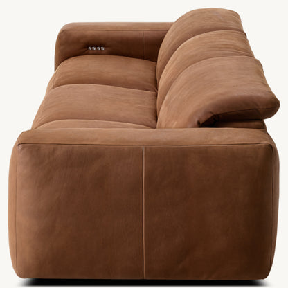 Blake Recliner Modular Leather 3-Piece Sofa