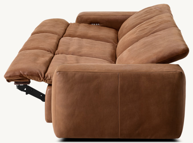Blake Recliner Modular Leather 3-Piece Sofa