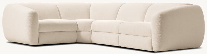 Monceau Recliner Modular 4-Piece L-Sectional