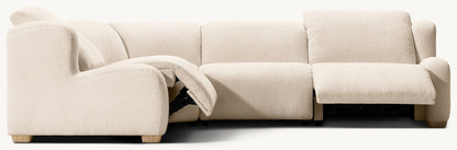Marc茅 Recliner Modular 4-Piece L-Sectional