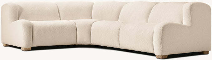 Marc茅 Recliner Modular 4-Piece L-Sectional