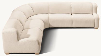 Marc茅 Recliner Modular 5-Piece Corner Sectional