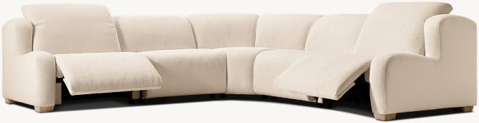 Marc茅 Recliner Modular 5-Piece Corner Sectional