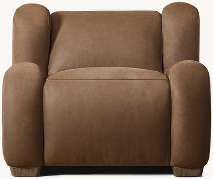 Marc茅 Recliner Leather Chair