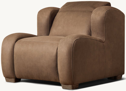 Marc茅 Recliner Leather Chair