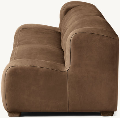 Marc茅 Recliner Leather Sofa