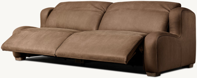 Marc茅 Recliner Leather Sofa