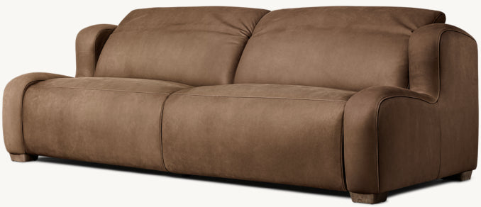 Marc茅 Recliner Leather Sofa