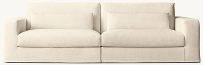 Lugano Slipcovered Modular 2-Piece Sofa